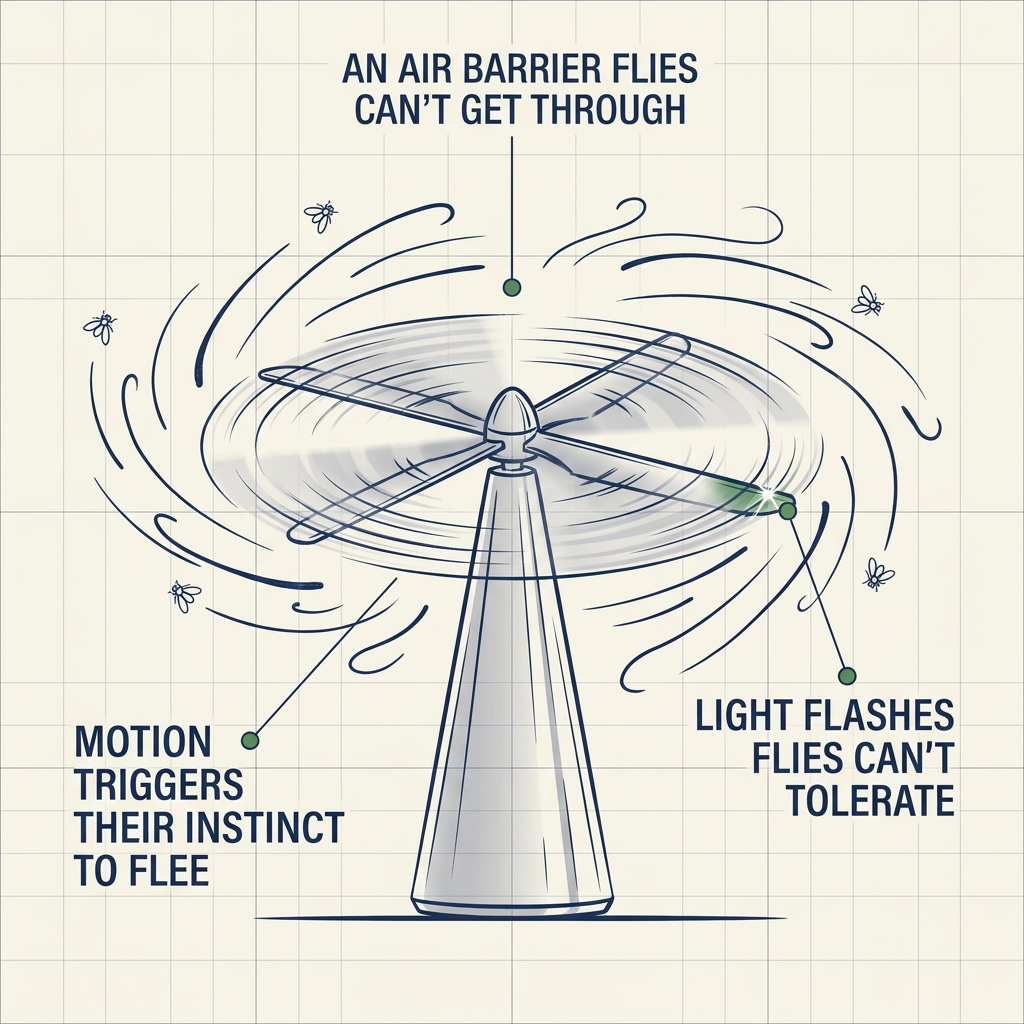 Astricade™ Bug-Free Tabletop Fan