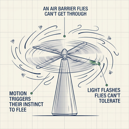 Astricade™ Bug-Free Tabletop Fan